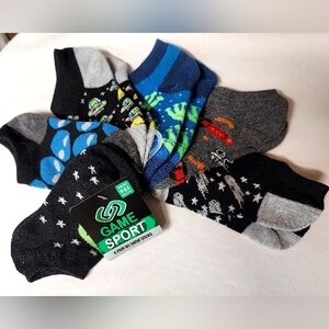 Men's No-Show Sock 6-Pack - Multicolor Space & Pattern Mix